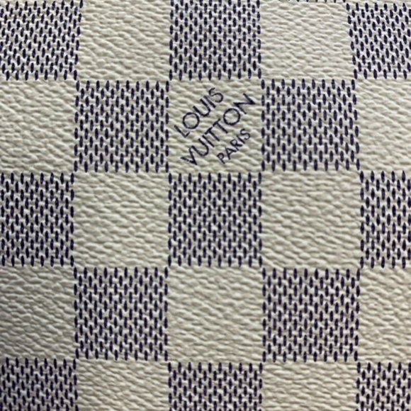 Louis Vuitton Damier Azur MM Rose Ballerine - Picture 5 of 16